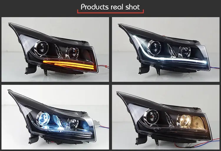 Car Styling Head lamp light for Chevrolet Cruze Headlight