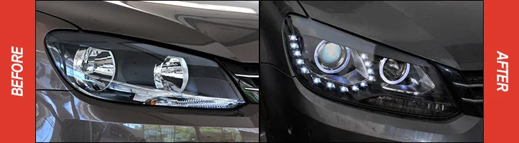 Car Lights for VW Touran LED Headlight 2010-2015 Touran Head