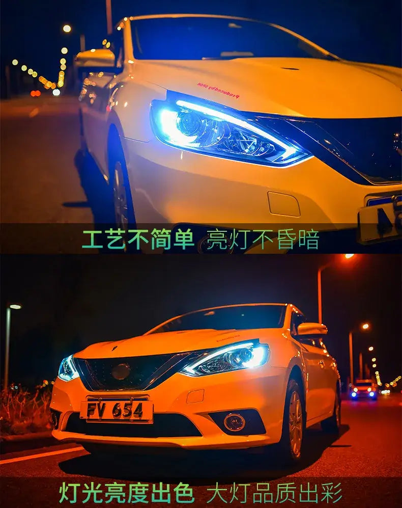 Car Styling Headlights for Nissan Sylphy Sentra LED