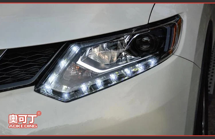 Car Styling Head lamp light for Nissan X-Trail Headlights