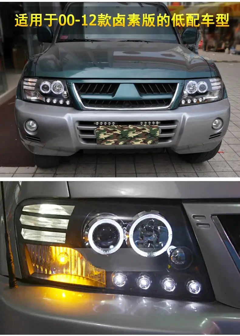 Pajero V73 Headlights 2004-2016 Montero LED Headlight DRL