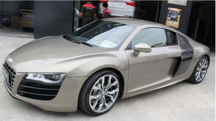 Gen.1 R8 Carbon Fiber Side Door Panel Scoop OEM Style for Audi R8 09-15