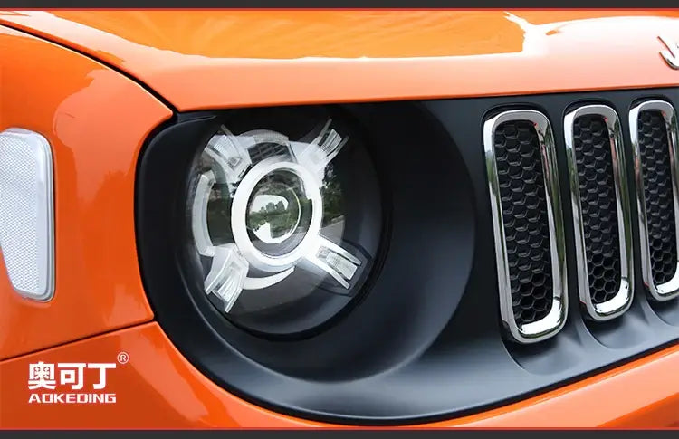 Jeep Renegade Headlights 2015-2018 LED Headlight LED DRL Hid