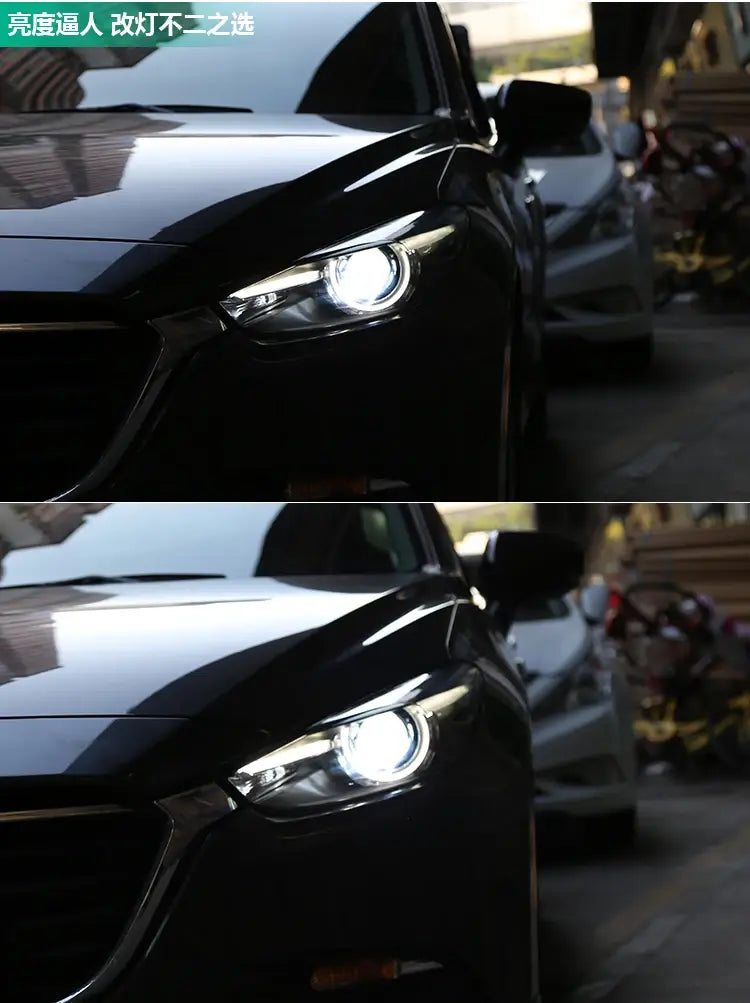 Car Styling Head lamp light for Mazda 3 Headlights 2017-2018