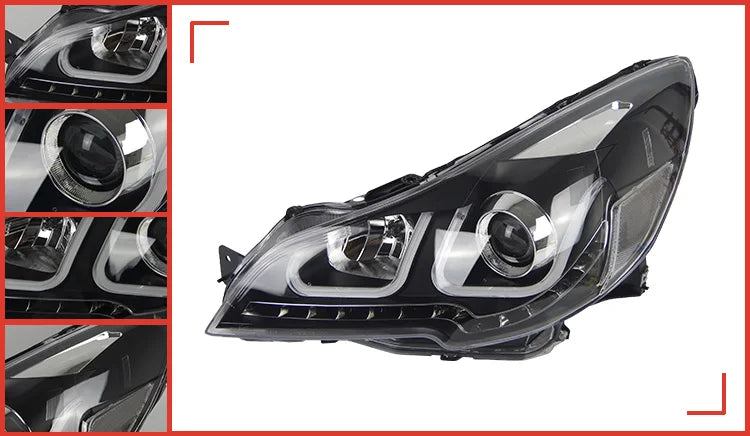 Car Styling Head lamp light for Subaru Legacy Headlights