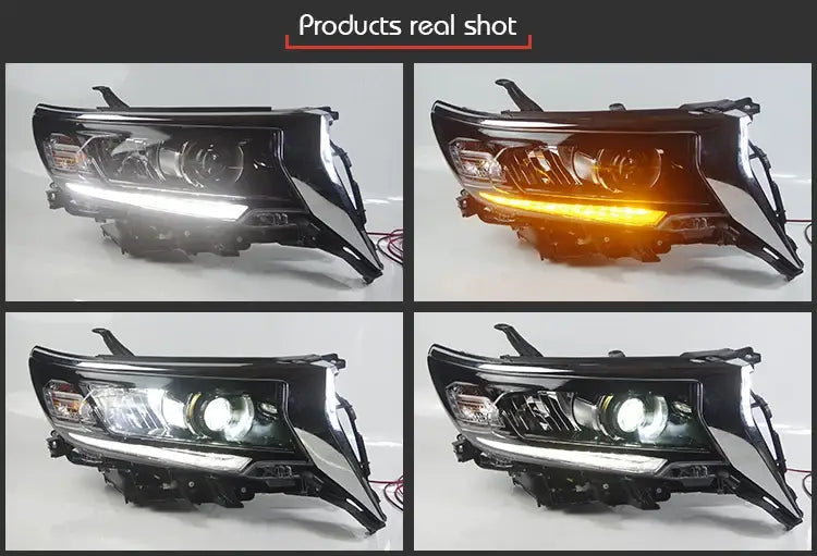 Toyota Prado Headlights 2017-2018 Dynamic Turn Signal LED