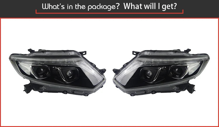 Car Styling Headlights for Nissan X-Trail Rouge LED