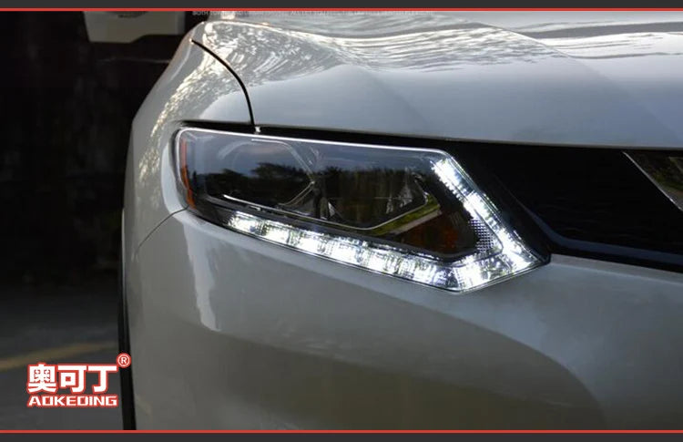 Car Styling Head lamp light for Nissan X-Trail Headlights