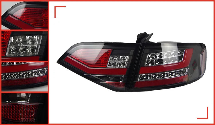 A4 B8 Tail Lights 2009-2012 A4L LED Tail lamp light LED DRL