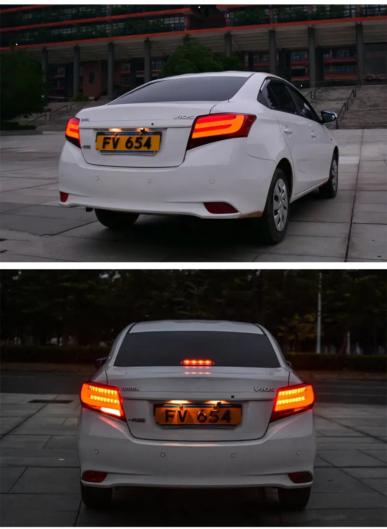 Toyota Vois Tail Lights 2014-2016 Yaris Sedan LED Tail lamp