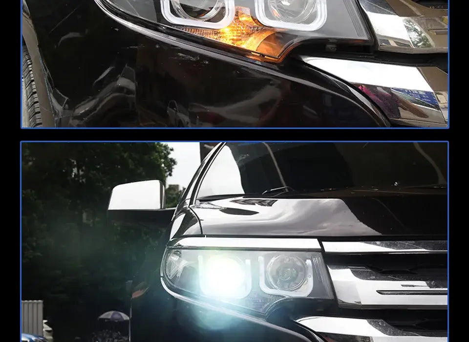 Ford Edge Headlights 2012-2014 Edge LED Headlight DRL Hid