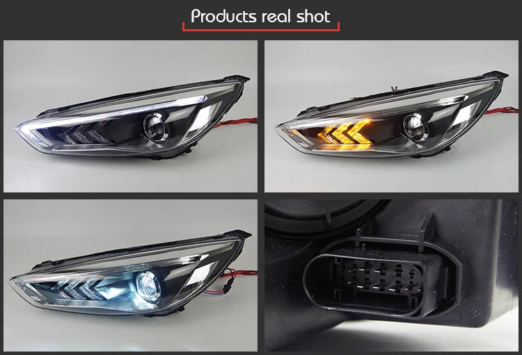 Ford Focus Headlight 2015-2017 New Focus LED DRL D2H Hid
