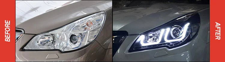 Car Styling Head lamp light for Subaru Legacy Headlights