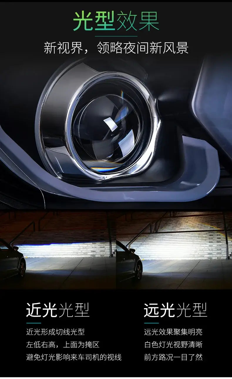 Car Styling Head lamp light for HR-V Headlights 2016Up HRV