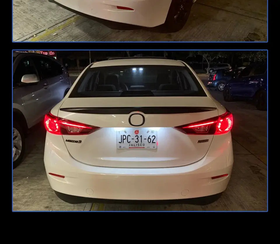 Mazda 3 Tail Lights 2014-2018 Mazda3 Axela Sedan LED Tail