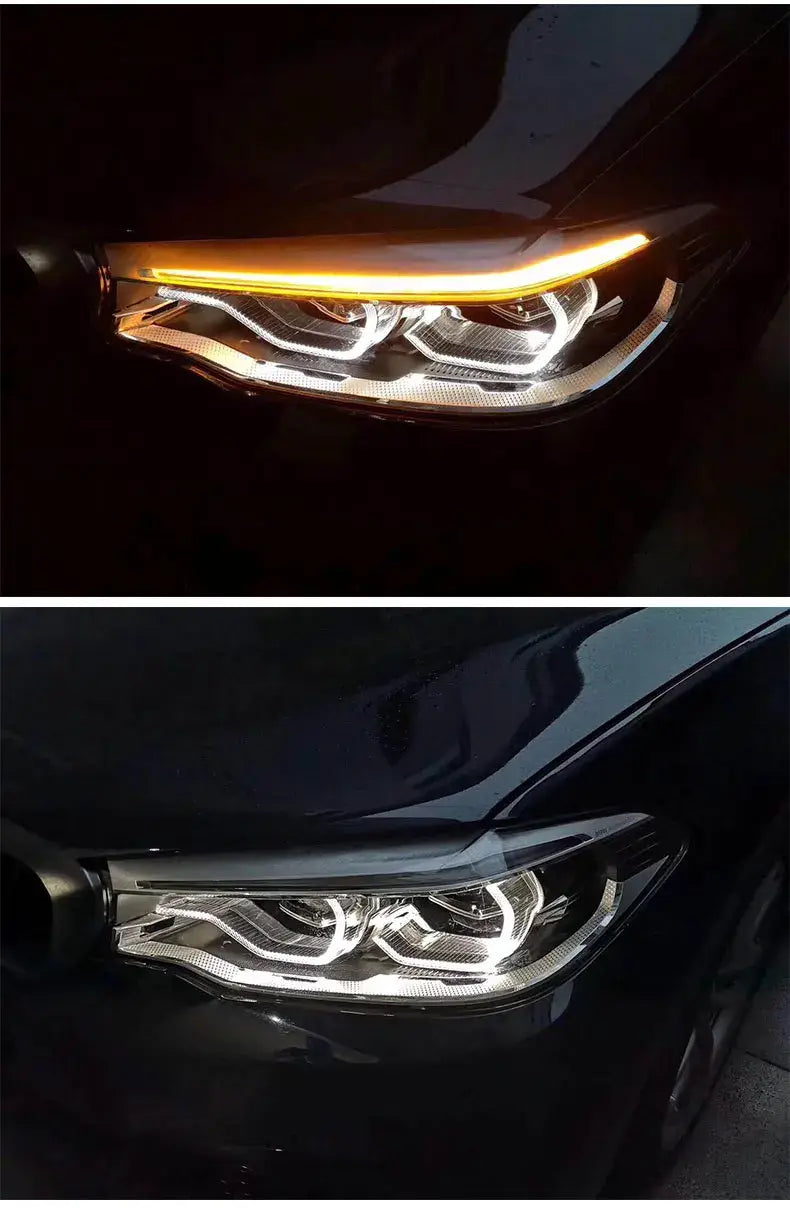 Car Styling Head lamp light for BMW G30 Headlights 2017-2020