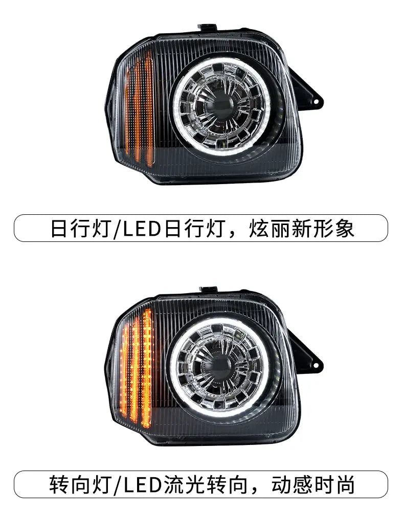 Car Styling Head lamp light for Suzuki Jimny Headlights