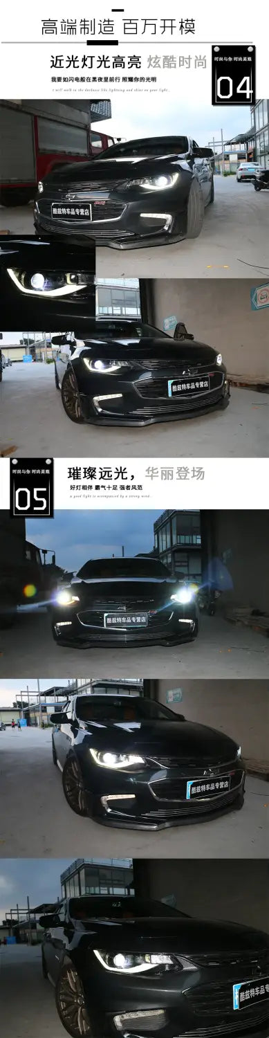 Car Styling Head lamp light for Chevrolet Malibu XL LED