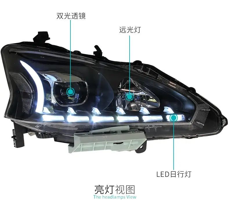 Car Styling Headlights for Nissan Teana Altima LED Headlight