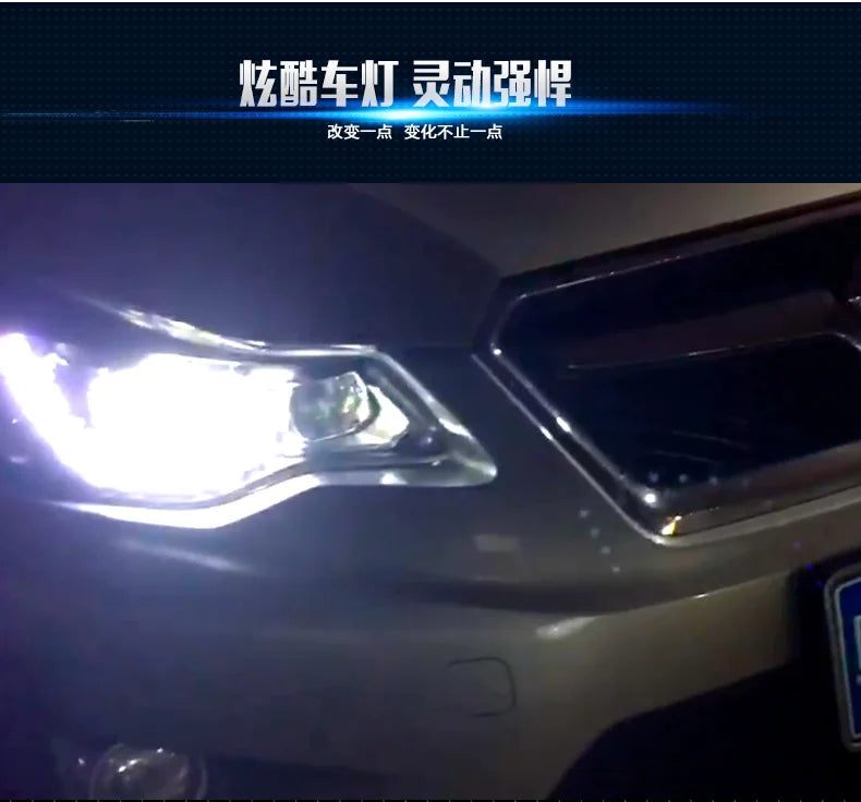 Car Styling Head lamp light for Subaru XV Headlights