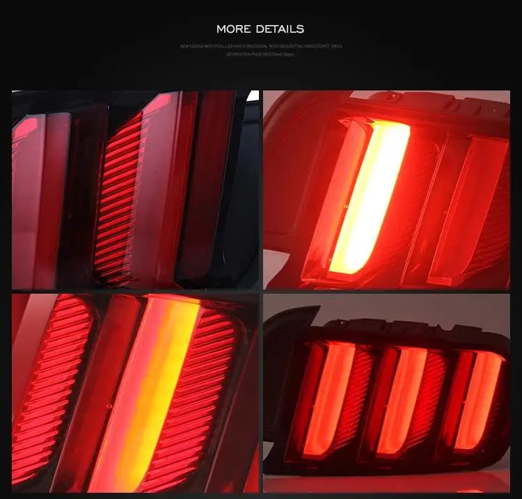 Ford Mustang Tail Lights 2015-2019 Dynamic Signal Tail lamp