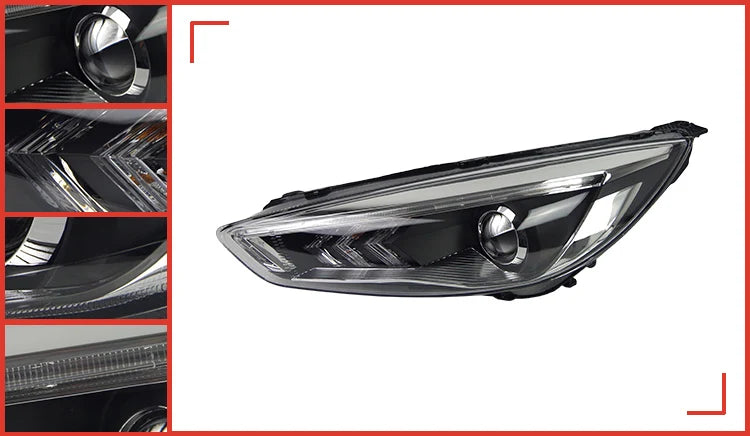 Ford Focus Headlight 2015-2017 New Focus LED DRL D2H Hid