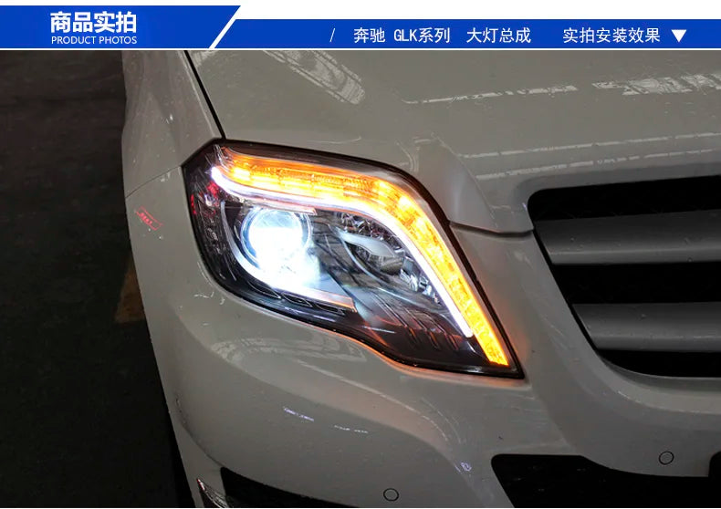 Car Styling Head lamp light for GLK260 Headlights 2012-2015