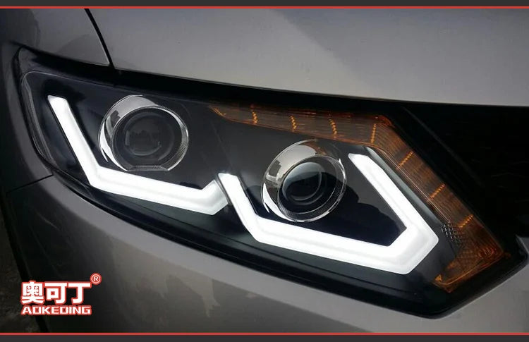 Nissan X-Trail Headlights 2014-2016 Rogue LED Headlight DRL