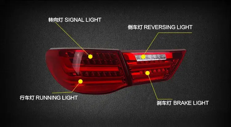 Toyota Reiz Tail Lights 2010-2012 Mark X LED Tail lamp light