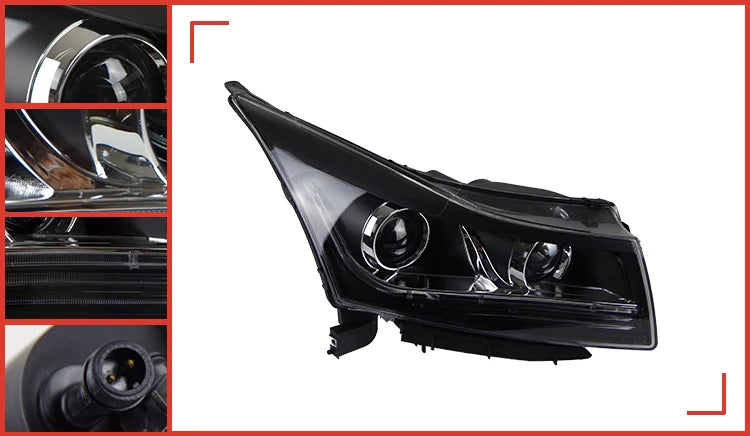 Car Styling Head lamp light for Chevrolet Cruze Headlight