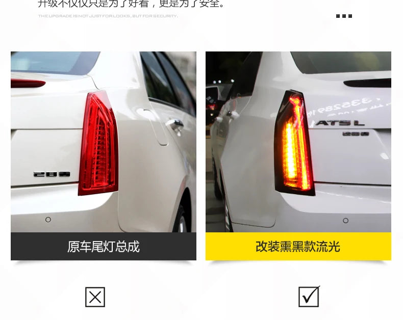 Cadillac ATS Tail Lights 2016-2019 ATS L LED Tail Light Rear