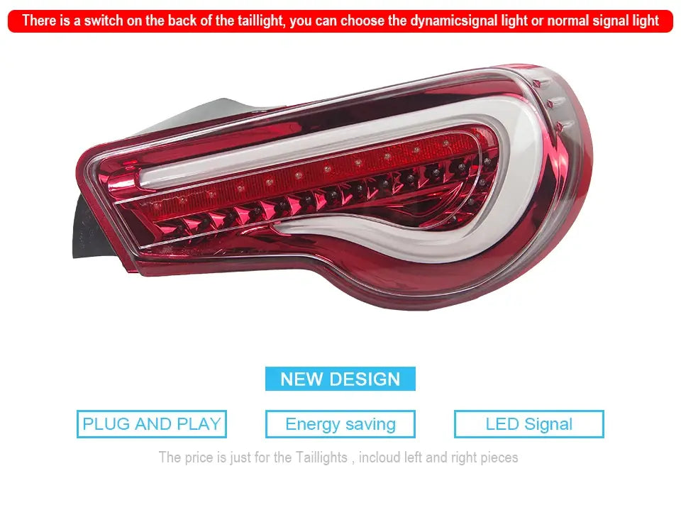 Subaru BRZ LED Tail Light 2012-2019 Dynamic Signal GT86 FT86