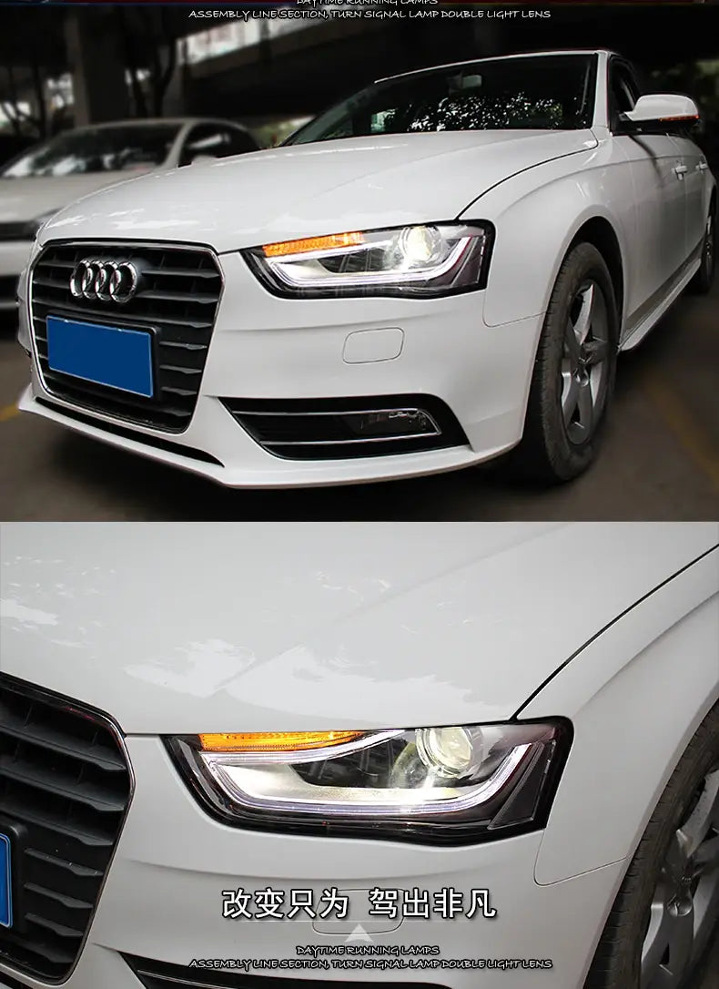 A4 Headlights 2013-2016 A4L RS4 Sedan Headlight DRL Hid Head