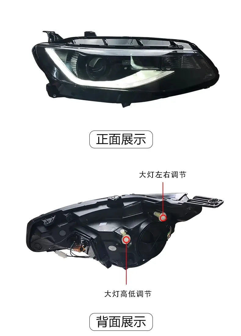 Car Styling Head lamp light for Chevrolet Malibu XL LED