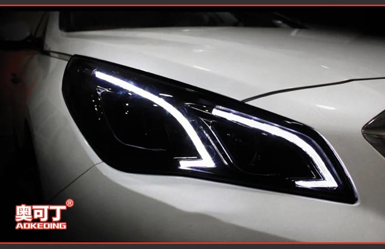 Car Styling Head lamp light for Hyundai Sonata Headlights