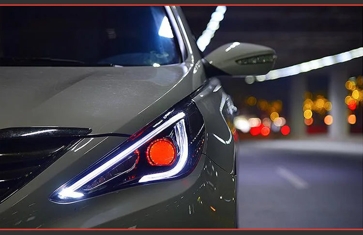 Car Styling Head lamp light for Hyundai Sonata LED Headlight
