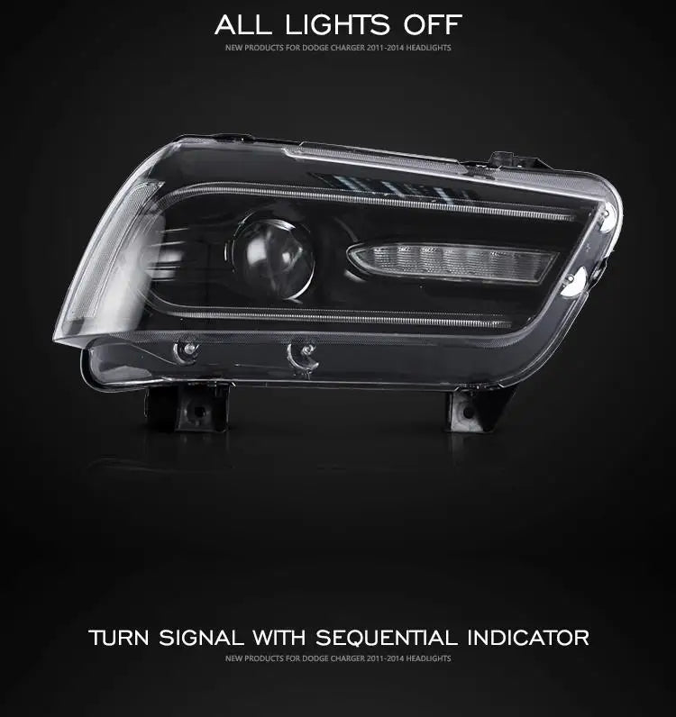 Dodge Charger Headlights 2011-2014 Charger LED Headlight