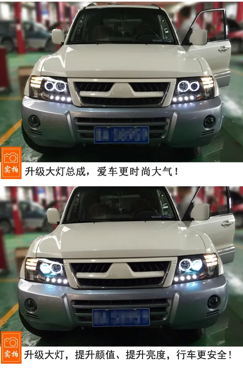 Pajero V73 Headlights 2004-2016 Montero LED Headlight DRL