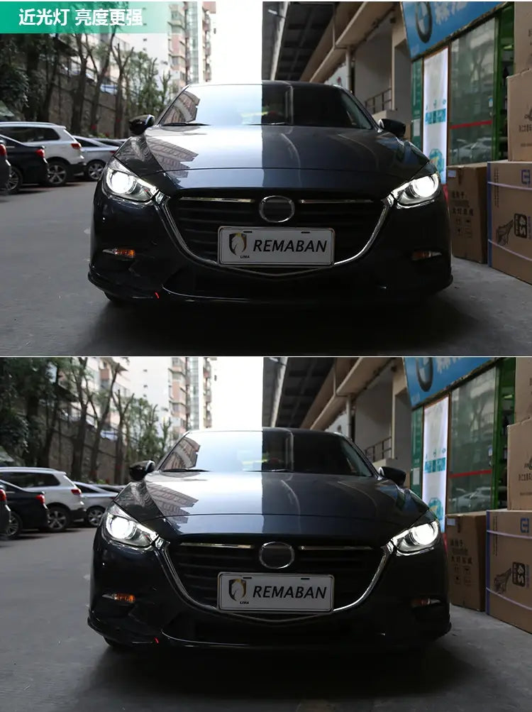 Car Styling Head lamp light for Mazda 3 Headlights 2017-2018