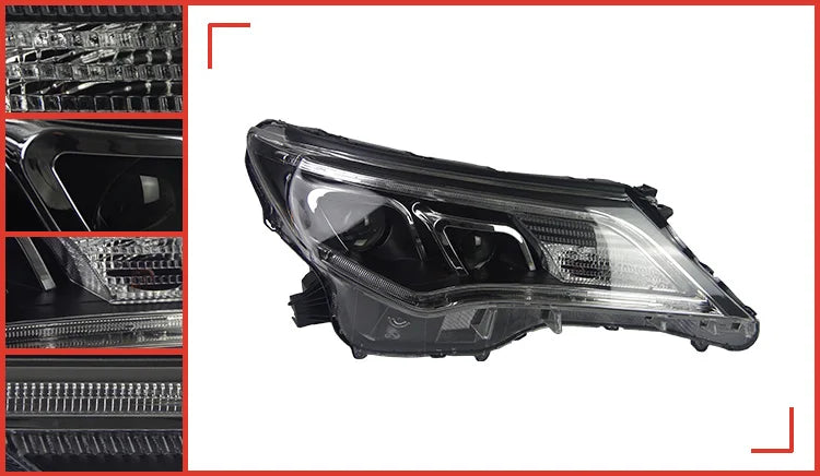 Car Styling Head lamp light for Toyota RAV4 Headlights