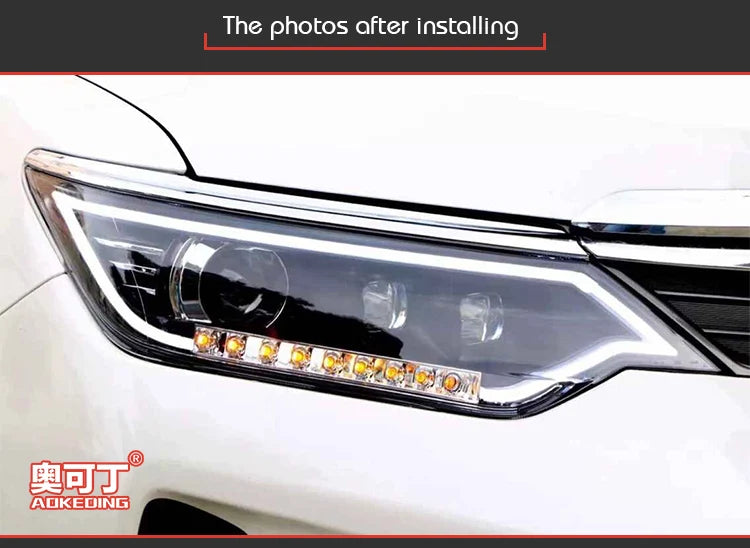 Toyota Camry Headlights 2015-2016 Camry V55 LED Headlight