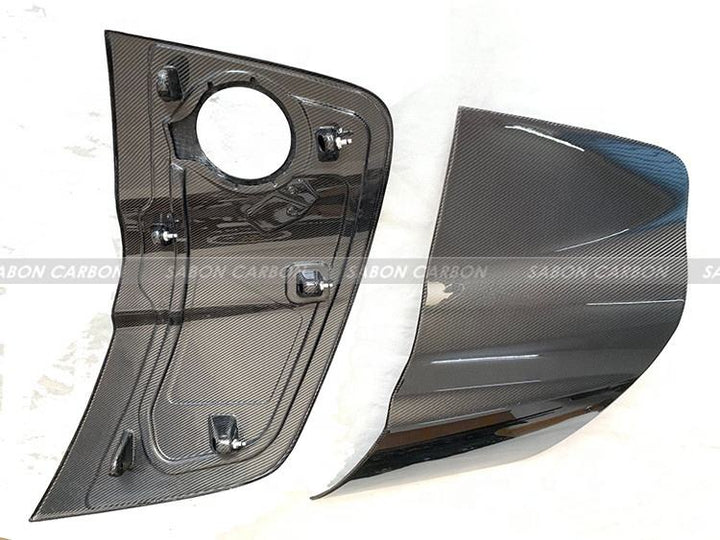 Gen.1 R8 Carbon Fiber Side Door Panel Scoop OEM Style for Audi R8 09-15