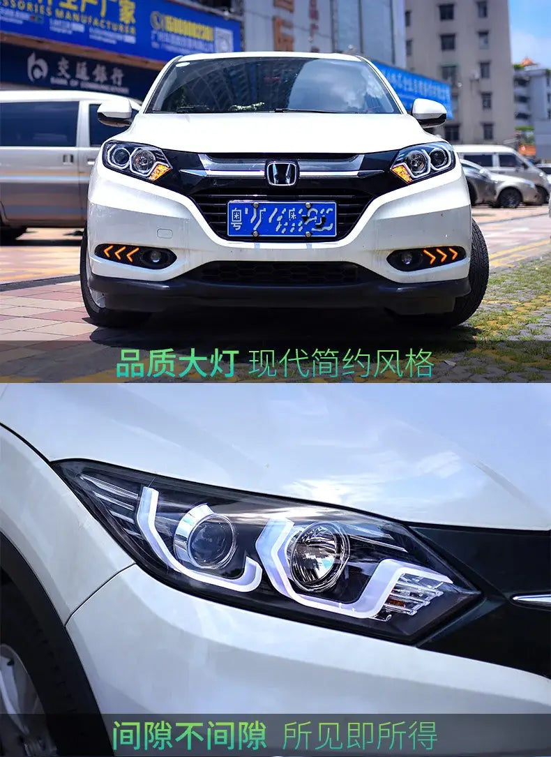 Car Styling Head lamp light for HR-V Headlights 2016Up HRV