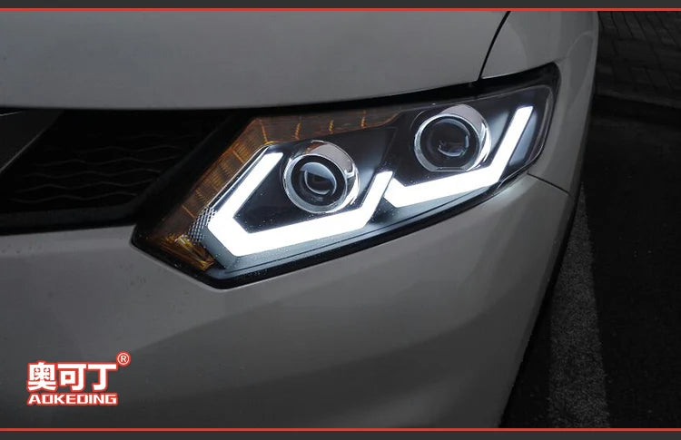 Nissan X-Trail Headlights 2014-2016 Rogue LED Headlight DRL