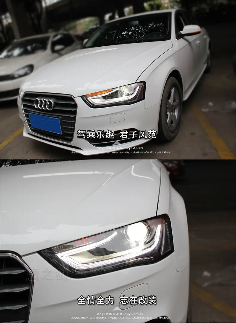 A4 Headlights 2013-2016 A4L RS4 Sedan Headlight DRL Hid Head