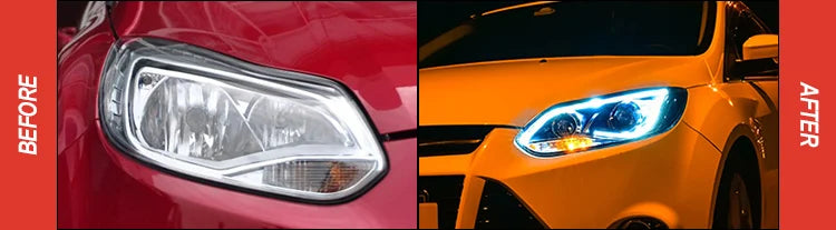 Ford Focus Headlights 2012-2014 Focus 3 LED Headlight DRL