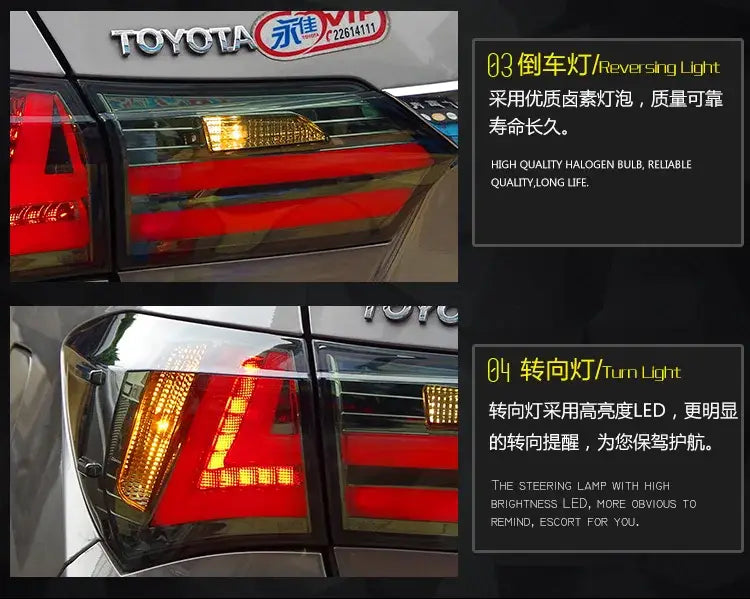 Toyota Corolla Tail Lights 2014-2017 New Altis LED Tail lamp