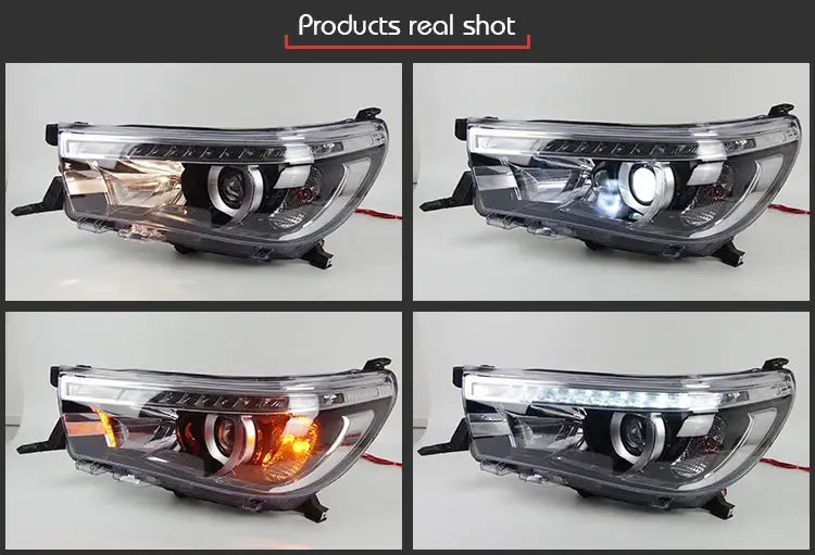 Toyota Hilux Headlights 2015-2017 New Revo LED Headlight DRL