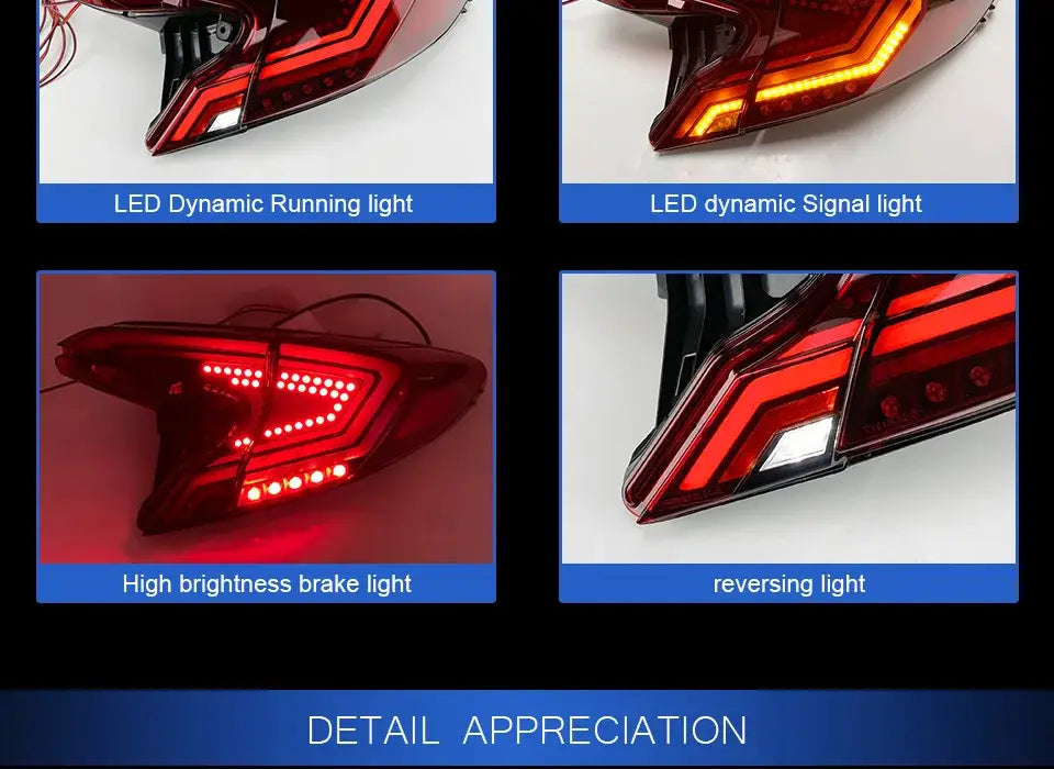 Car Styling Tail lamp light for Toyota C-HR Tail Light