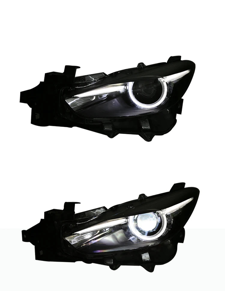 Car Styling Head lamp light for Mazda 3 Headlights 2017-2018